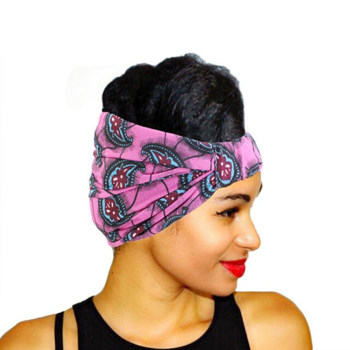 Pattern Print Headband Twist Style Hair Band