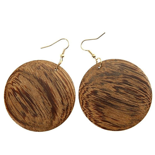 Round Pattern Unfinished Earrings