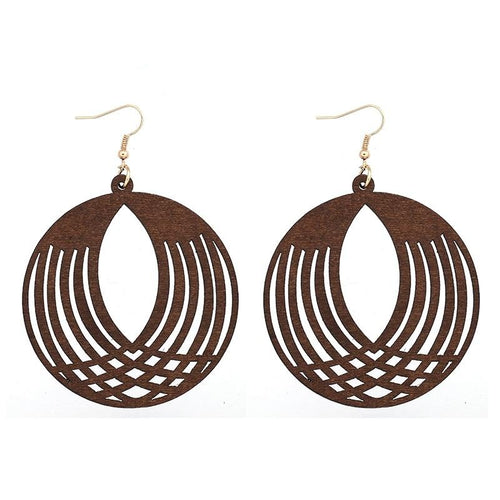 Graphic Open Eye Earrings